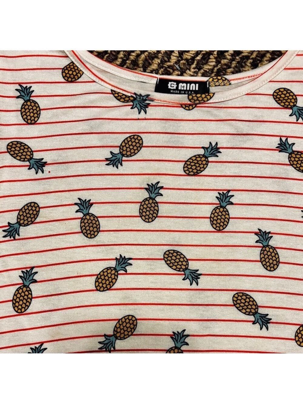 Pineapple of My Eye Crop Top T-Shirt - Picture 6 of 9